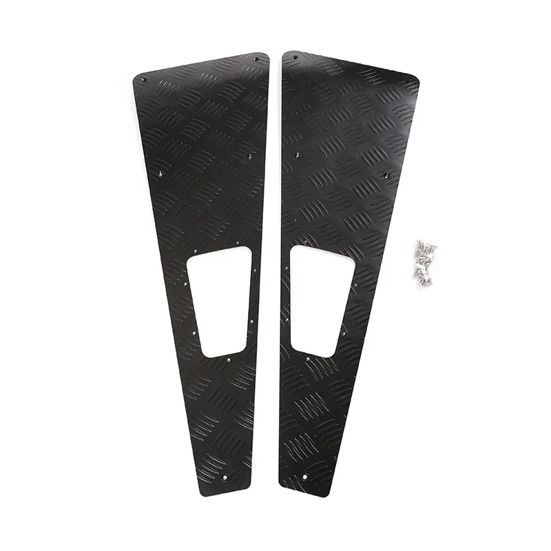 For Land Rover Defender 90 110 130 2004-2018 Aluminum Alloy Black Car Hood Protection Panel Decorate Stickers Car Accessories