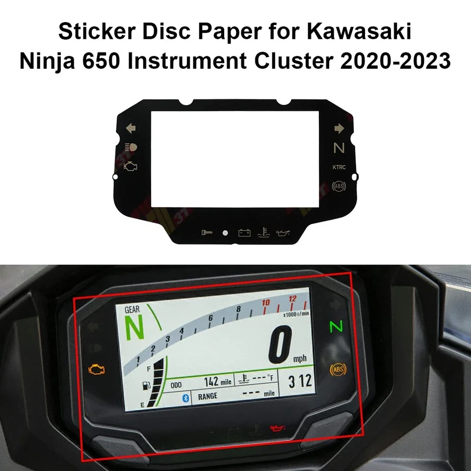 Sticker Disc Paper for Kawasaki Z900 Z650 Z H2 Ninja 650 Z1000SX ZX10R ZX4R