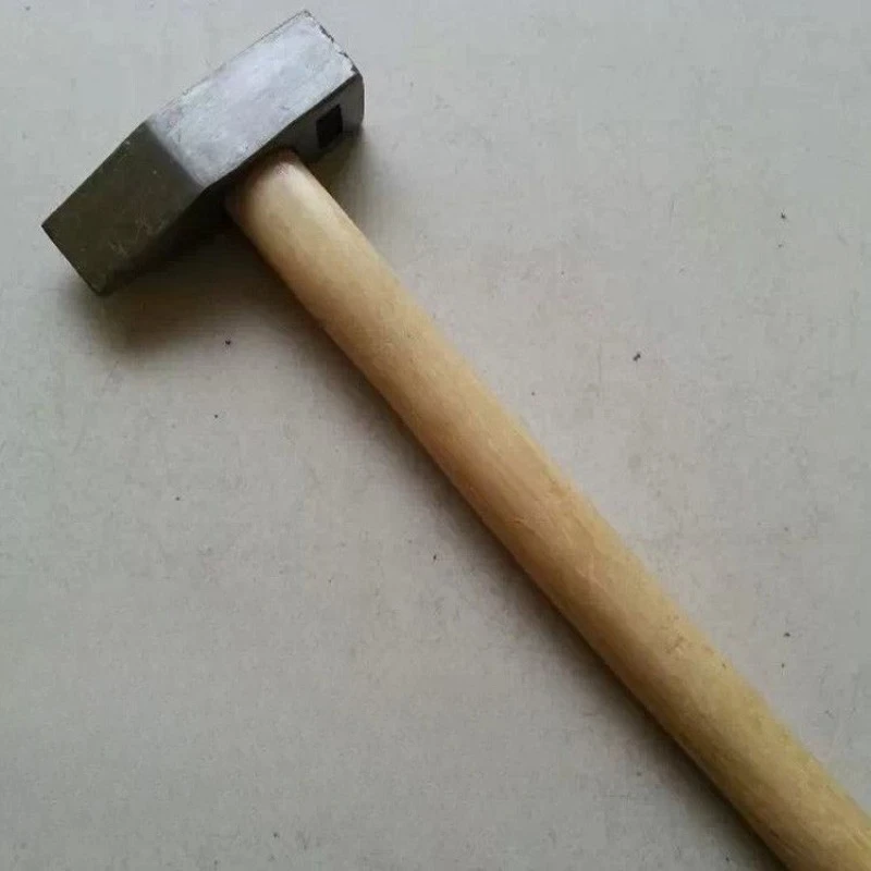 Convenient Masonry Opening Hammer Sturdy Flat Mouth Machinist Hammer Stone Breaking Multifunctional Construction Demolition tool