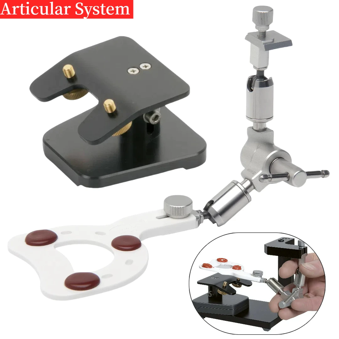 Dental Facebow Joint Support Bite Fork Splitex Transfer Stand and Table Fit Gelenksupport Plate Girbachh Articulator