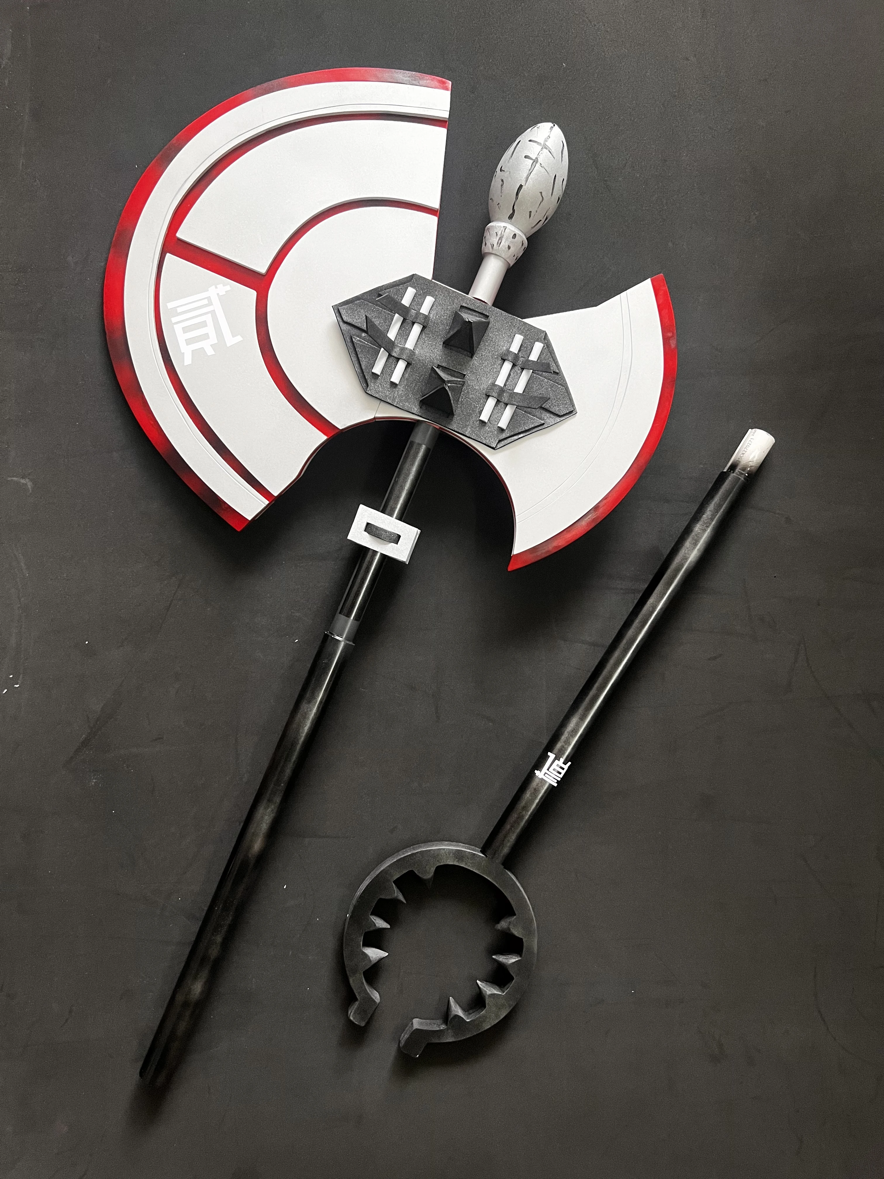 Shizuhara Hiruko‌ Axe The Hundred Line -Last Defense Academy Cosplay Props Halloween Christmas Fancy Party Costumes Accessories