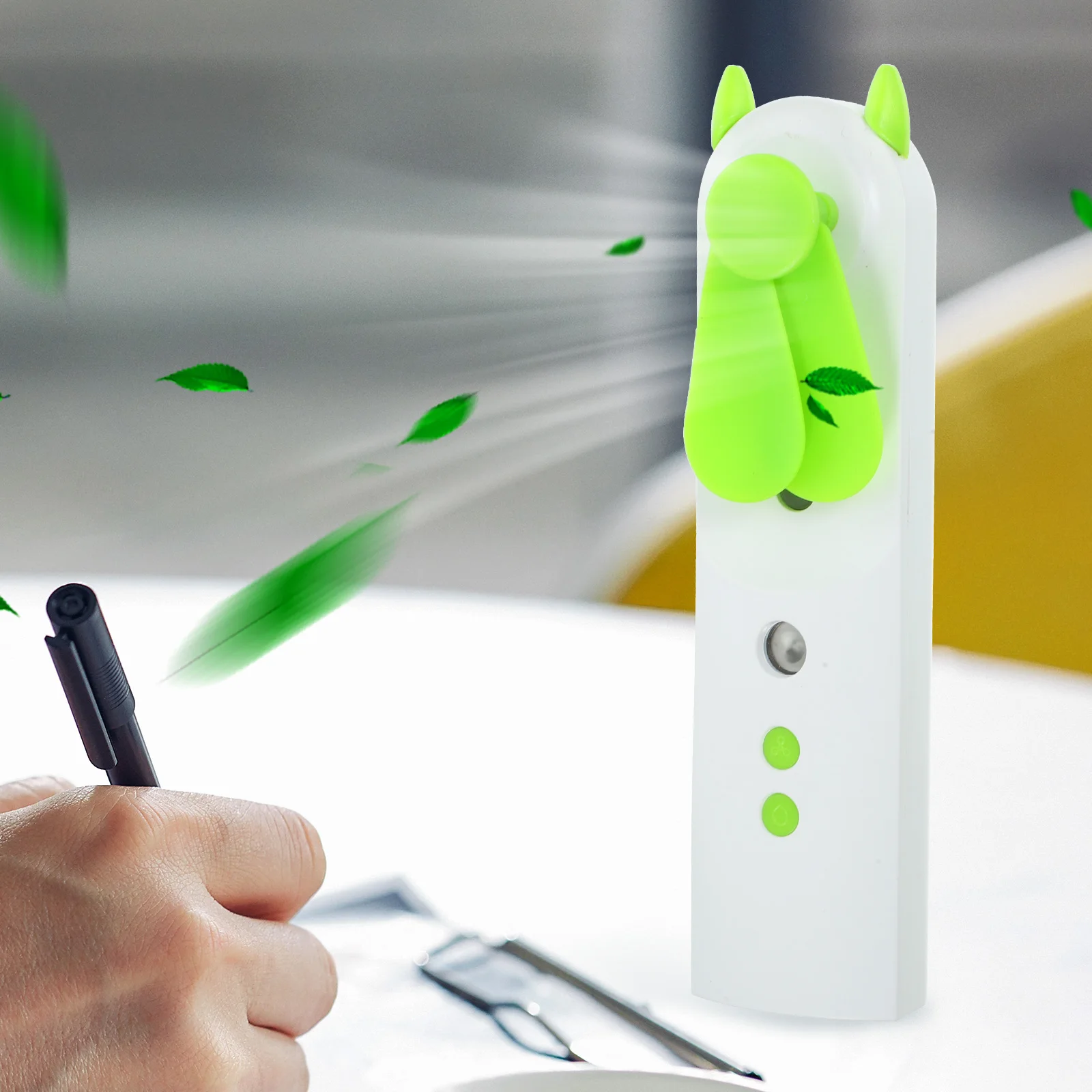 

Humidification Fan Mini USB ABS Chargeable Water Misting Portable Cooler Travel