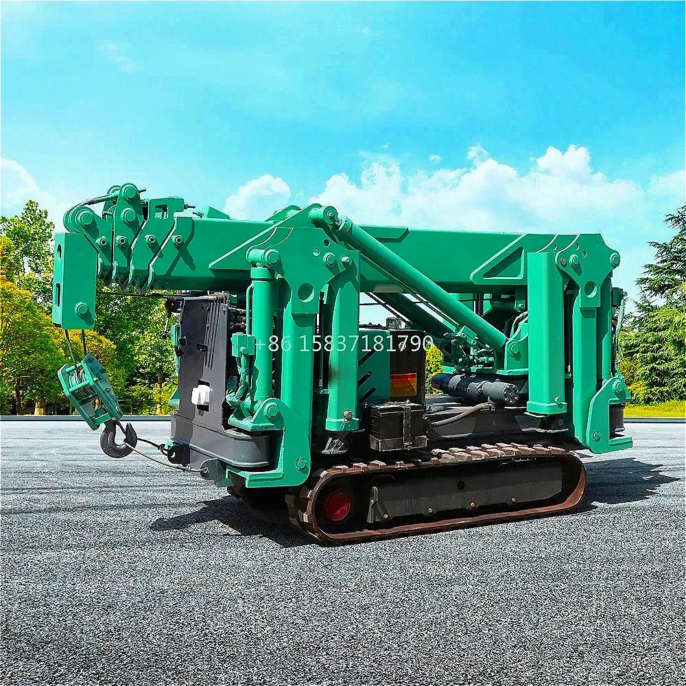 Construction Spider Crane 3t 5ton Mini Telescopic Spider Crane 2 Ton Indoor Outdoor Electric Telescopic Spider Crane for France