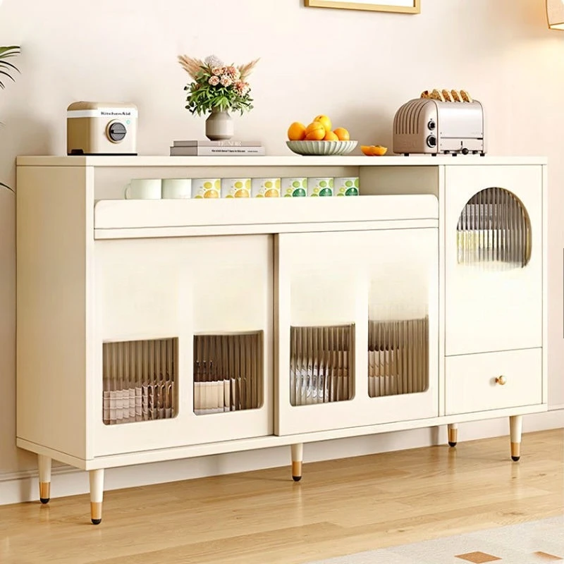 

Обеденный боковой шкаф из массива дерева, встроенный шкаф у стены, современный чайный шкаф, домашнее хранение в гостиной