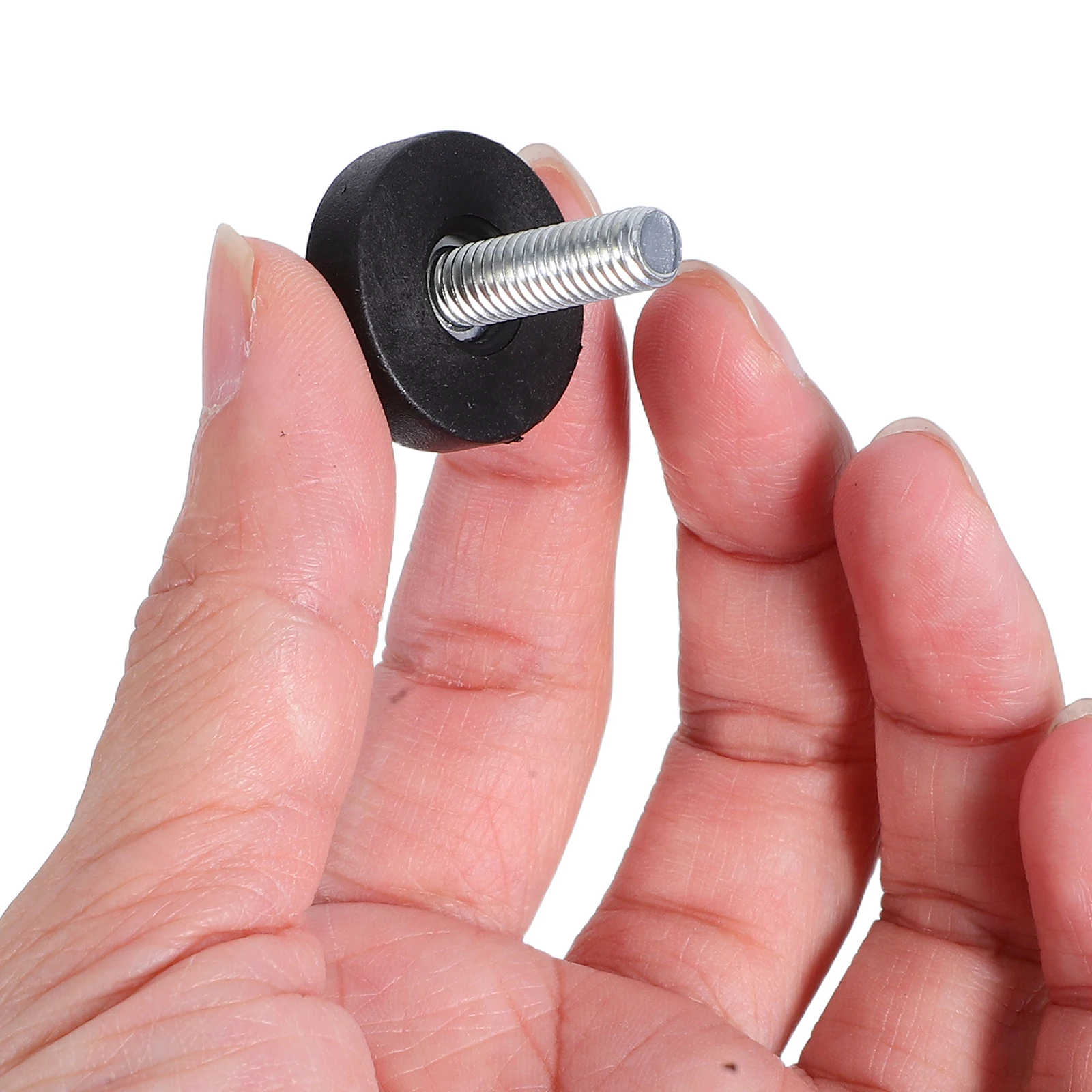 

24Pcs Furniture Leveling Feet M6 Adjustable Height Adjuster Pads for Table Chair Cabinet Workbench Anti Slip Adjustable Foot Pad