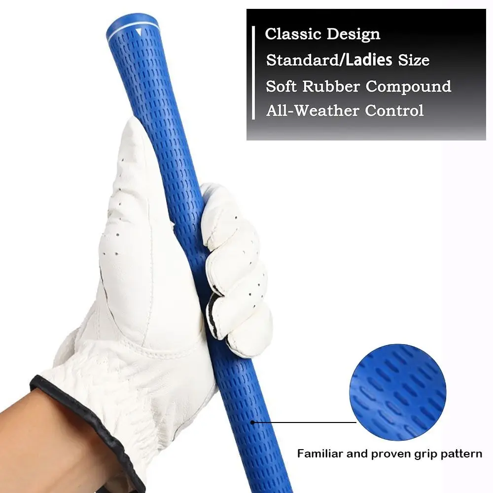 New Rubber Golf Club Grips Wear-resistant Multiple Colors Universal Handle Standard Midsize Non-slip Grip Irons Woods