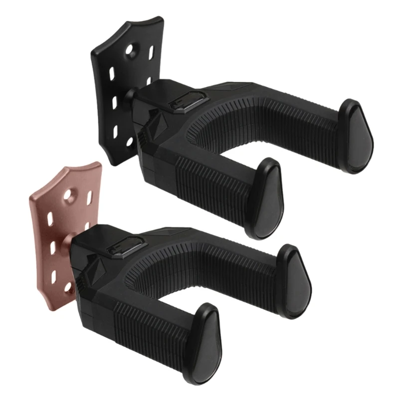 

11UE Guitar Wall Mount Hangers Rack Auto Lock Display Stand Musical Instrument Support Holder Wall Hook Easy to Install