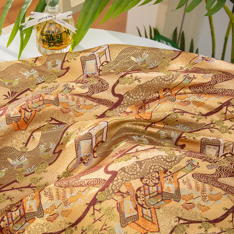 

Мягкая жаккардовая эластичная ткань для пошива платьев, пальто, комплектов одежды, рукоделия, продажа на метры, оптом