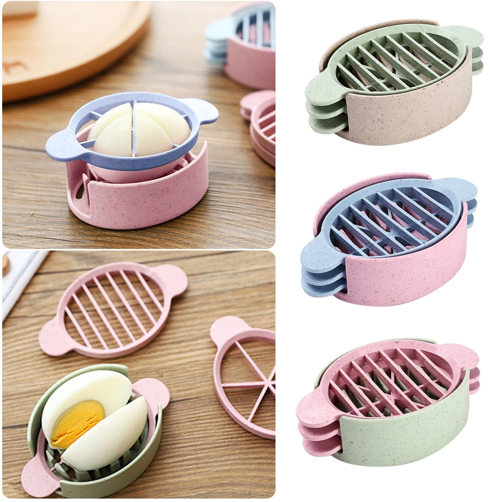 

Kitchen Wheat Straw Egg Cutter Function Egg Divider Fancy Preserved Egg Opener Egg Slice Egg Cutter Zest Rice And Grain Cooker