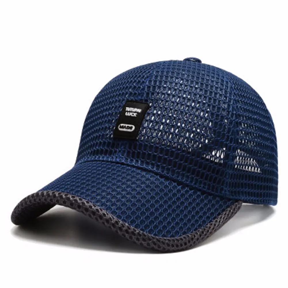 

Men Summer Baseball Caps Adjustable Sport Hats Unisex Casual Sport Hats Cap Mesh Cap Snapback Hats Fishing Baseball Caps