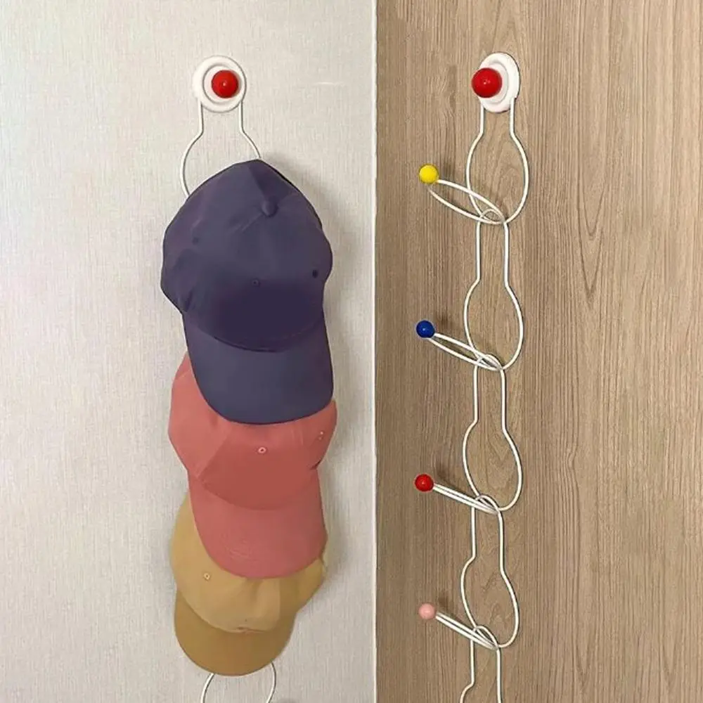 

Stainless Steels Suction Cup Hat Storage Rack Dopamine Hanging Baseball Cap Hanger Reusable Stackable Hat Display Holder Closet
