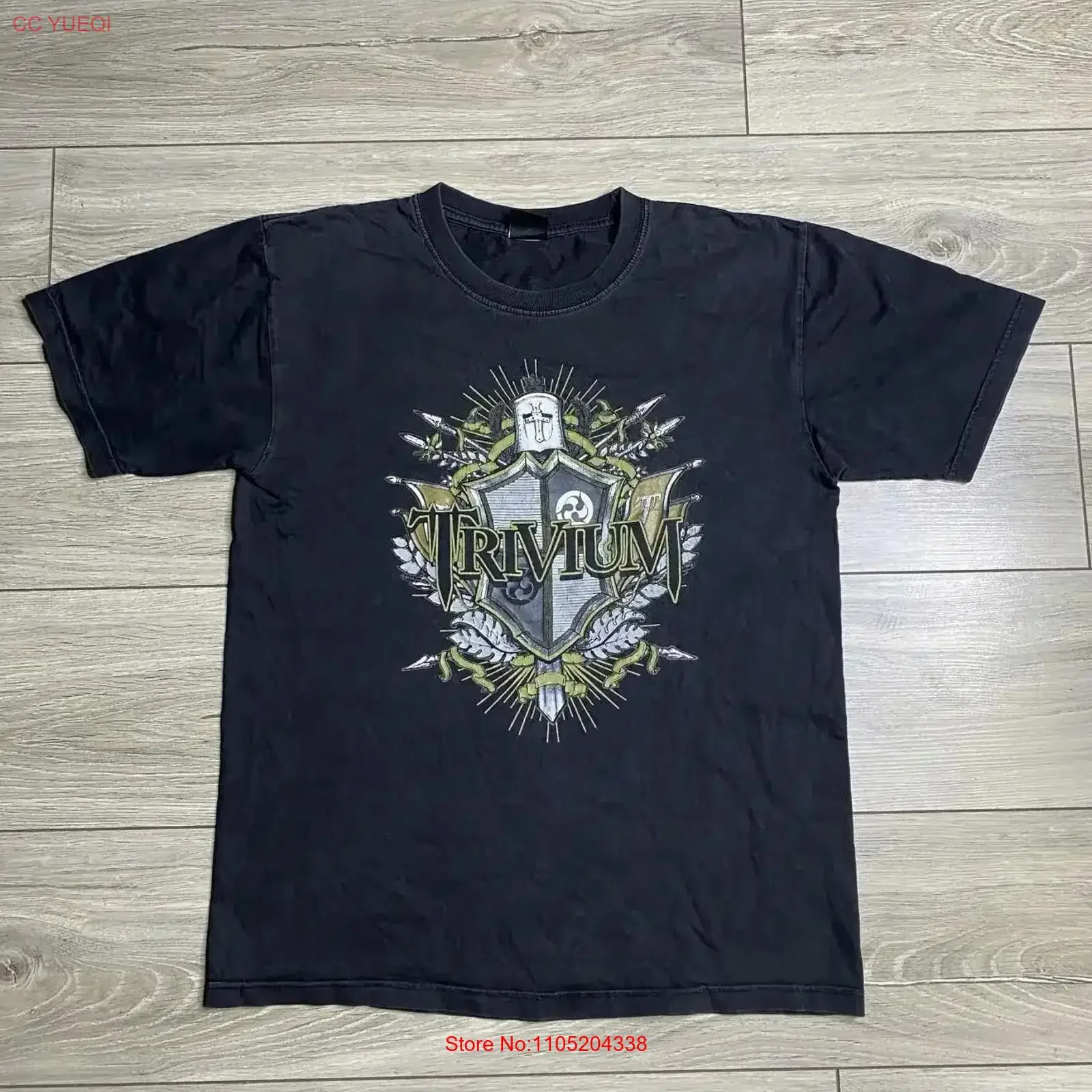 

Trivium Vintage North American Summer Tour 2006 T Shirt Gts Tags Merch Band M Washed Casual Stylish vintage Washed Unisex