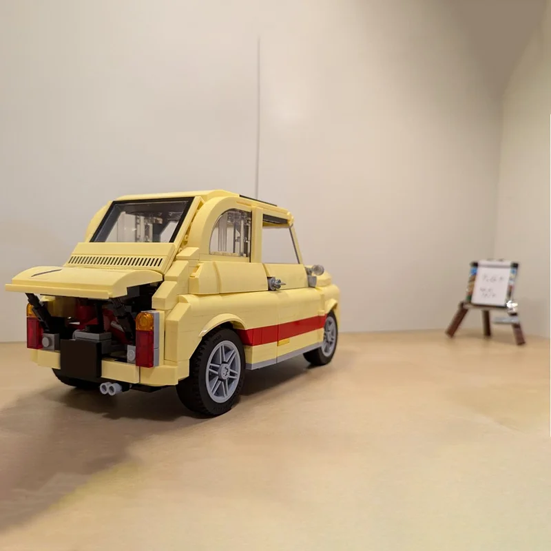 918 個フィアット SS アバルト Mod Creatored モデルビルディングブロック建設クリエイティブおもちゃレンガクリスマスギフト子供の誕生日プレゼント