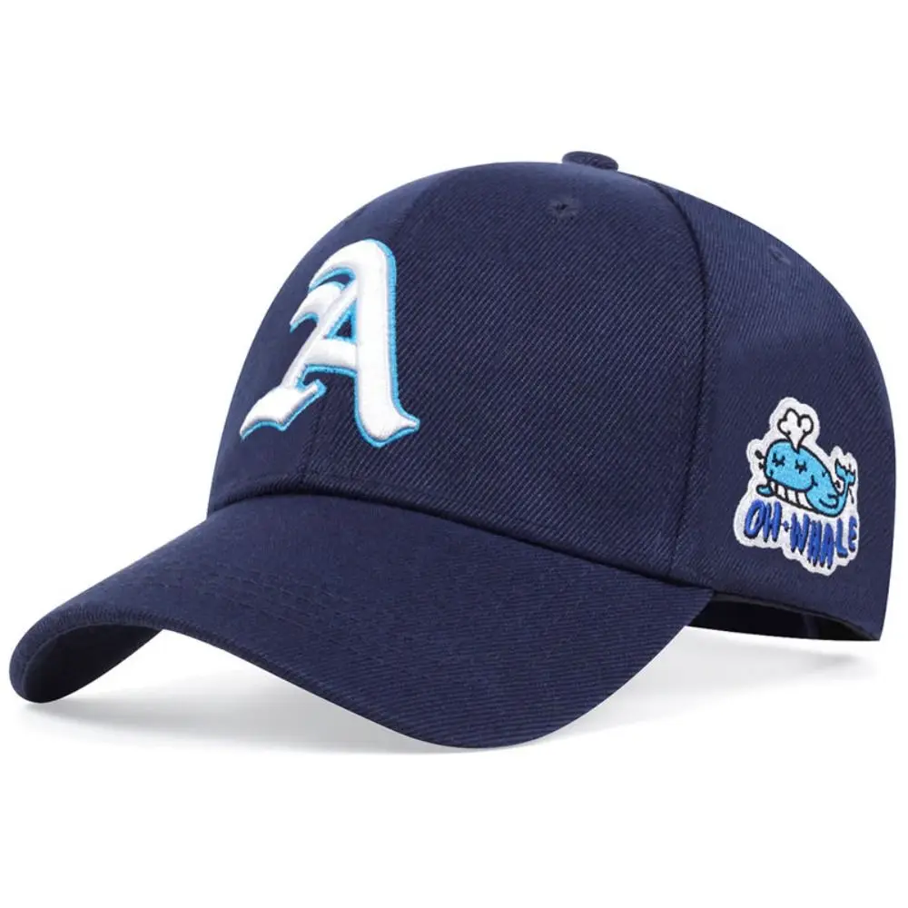 Boné casual de algodão poliéster, chapéu snapback bordado, respirável ao ar livre, viseira para homens e mulheres, primavera, verão