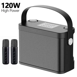 120W High Power Wireless Portable Microphone Bluetooth Speaker Sound Family Party Karaoke Subwoofer Boombox caixa de som Ys-219
