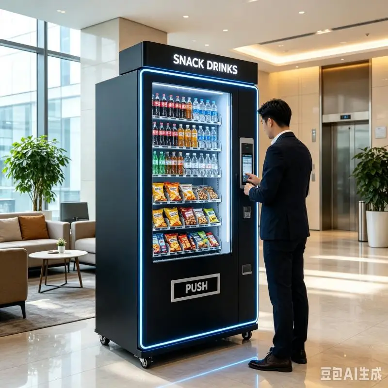 Customize Stock 3-Day Fast Shipping 60 Slots Beverage and Snack Vending Machine Bill Cash Coin Card Payment for Sale Drinks