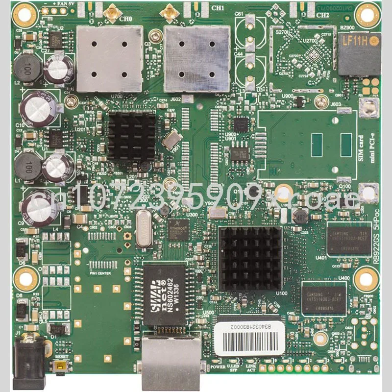 Draadloze CPE-brug, RB911G-5HPacD, 802.11AC, 600 Mbps