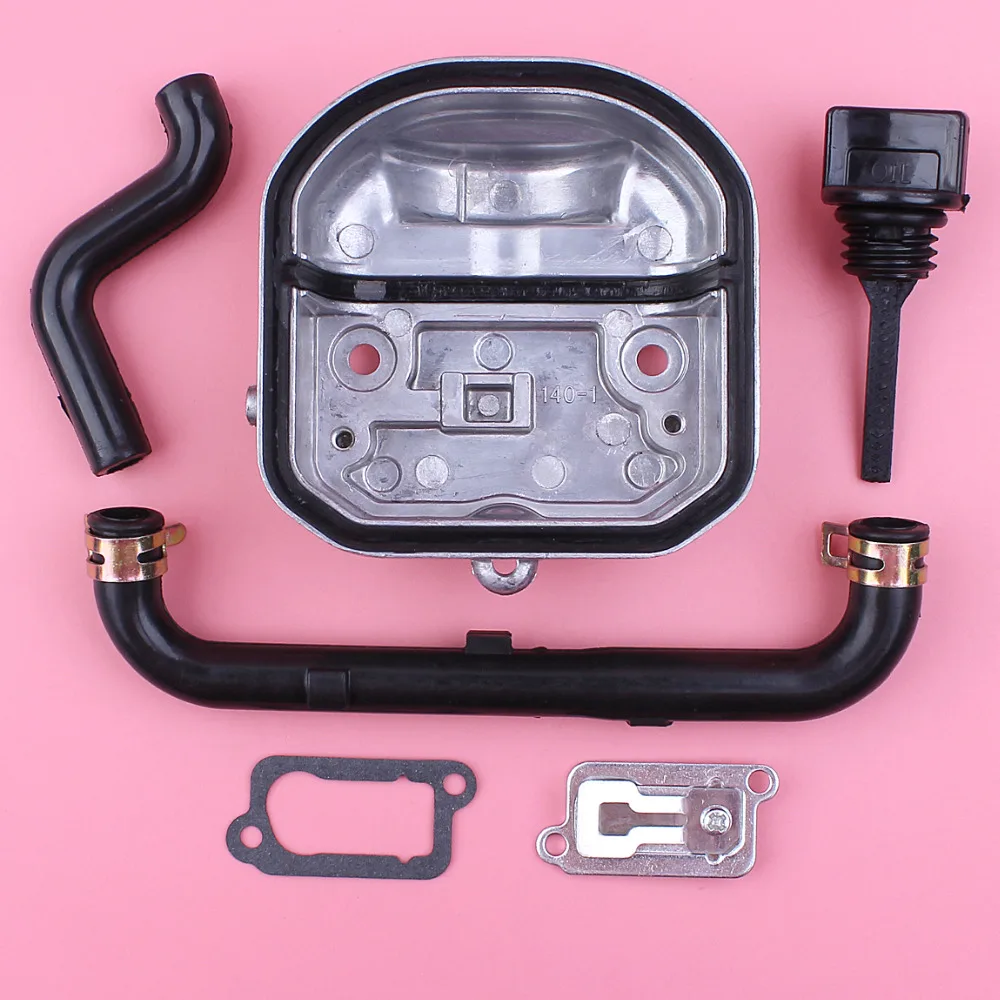กระบอกฝาครอบน้ำมันหล่อลื่น Breather Hose Outlet วาล์วปะเก็นสำหรับ Honda GX35 GX 35เครื่องตัดหญ้าอะไหล่เครื่องยนต์ส่วน