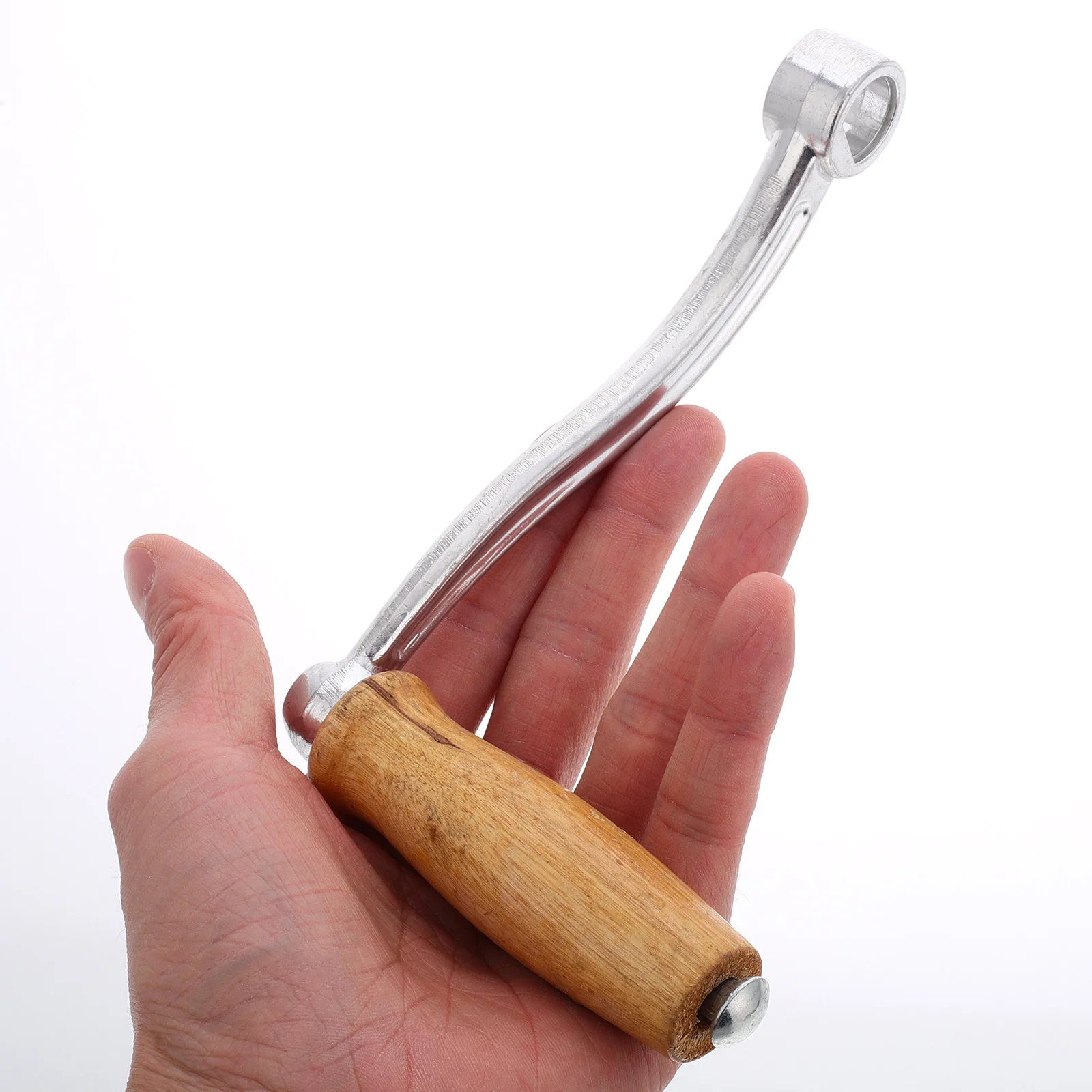 

Wooden Handle Meat Grinder Manual Mill Hand Crank Kitchen Tool Stainless Steel Food Grinder Heavy Duty Portable Easy
