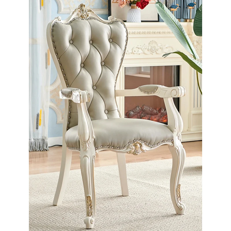 Living Dining Chairs Medieval times Modern Wipeable Mobile Vanity Chair Party Bedroom Sillas De Comedor Garden Furniture Sets