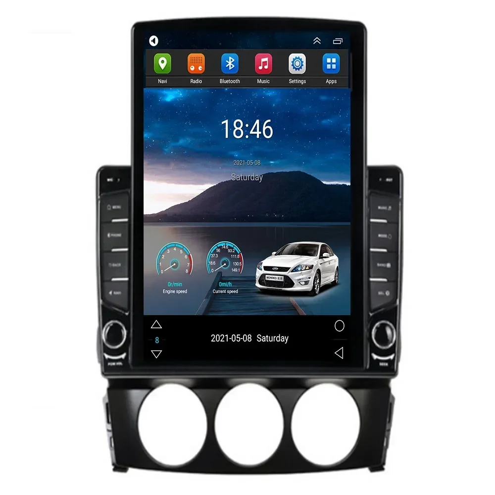 Pantalla Tesla Android 14 Carplay Auto Radio de coche para Mazda MX-5 MX5 III 3 NC Miata 2008-2015 reproductor de vídeo Multimedia GPS estéreo