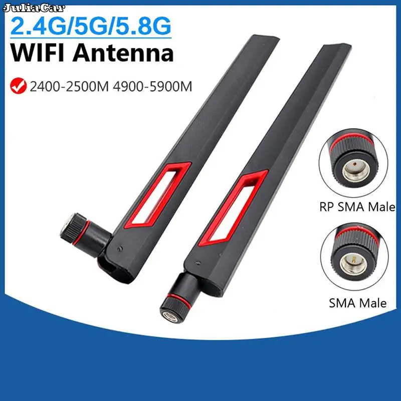 

2pcs 10 dbi Dual band WIFI Antenna 2.4G 5G 5.8Gh Universal Antennas Amplifier