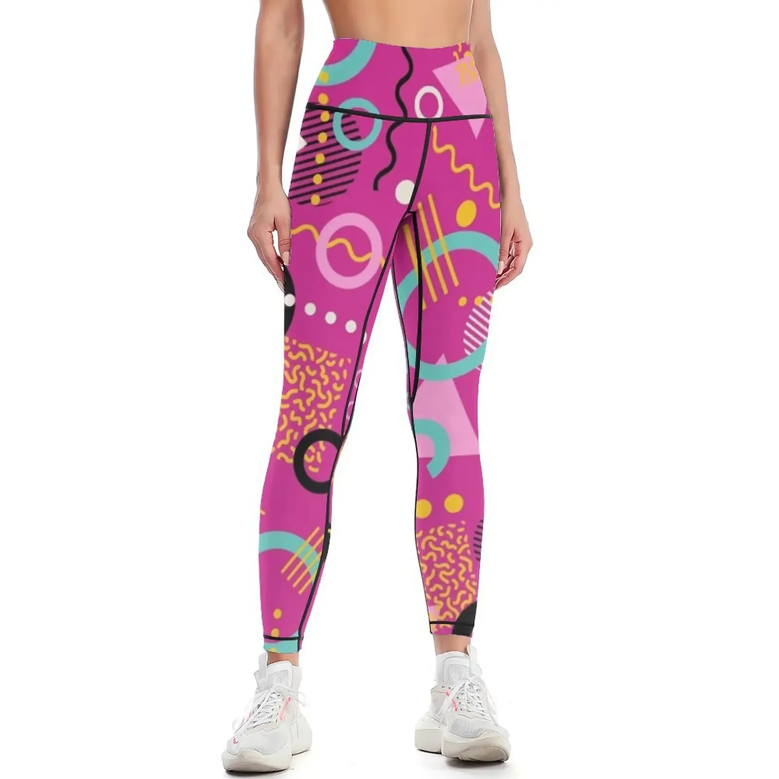 

Awful Pink 90's Rug or Wallpaper Leggings legging push up Women's push up workout shorts jogging pants Womens Leggings