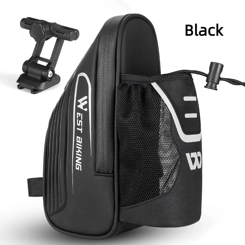 Bicycle Saddle Bag Adjustable Bike Water Bottle Cage Reflective Waterproof Bicycle Rear Seat Bag For MTB Road Bike