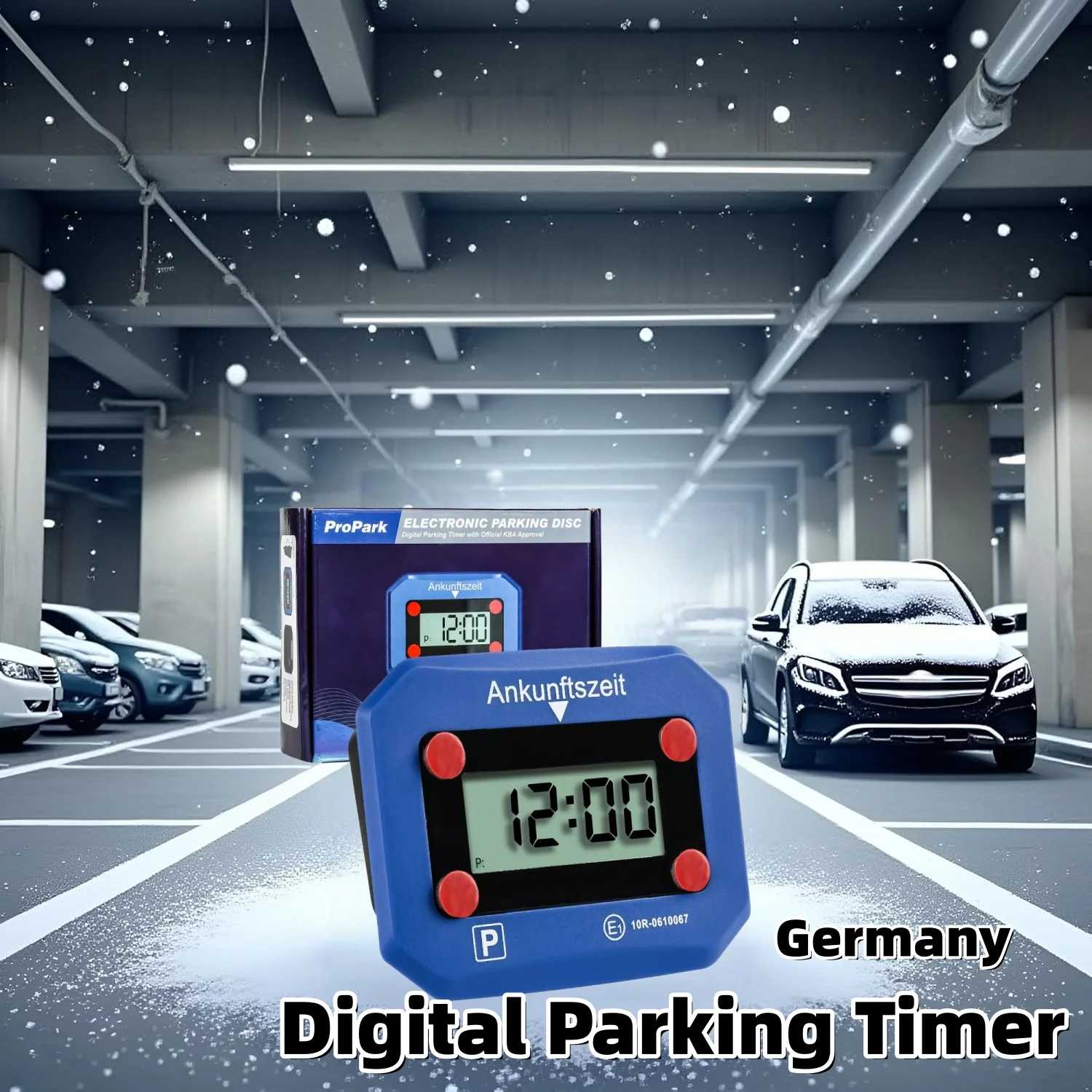 2025 Germany Electronic Digital Parking Timer Includes E1 Certification Germany Digital Parking Timer Car Interior Accessories