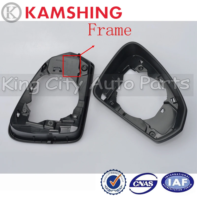 CAPQX For TIGUAN L 2019 2020 2021 Rearview Mirror Glass Rear view Mirror Frame turn light  indicator lamp Mirror cover lid Lens