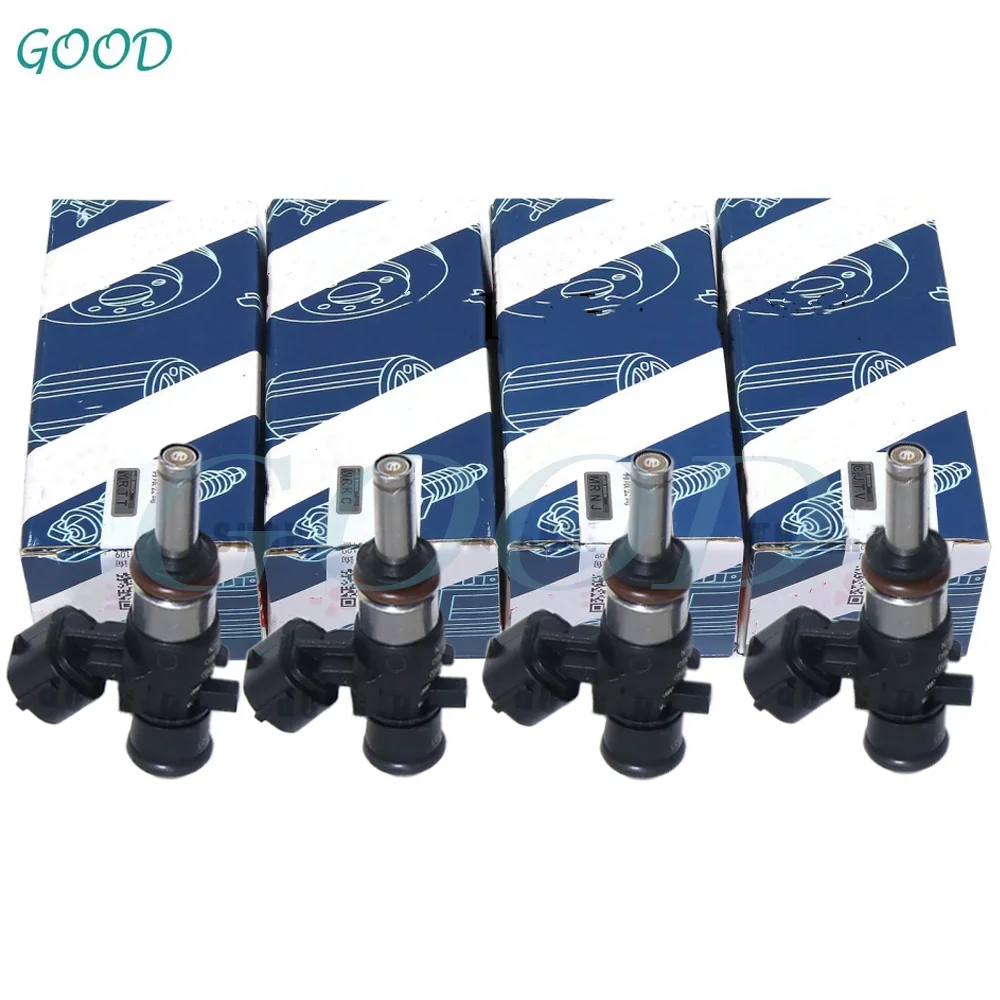 4 Pieces Intake Manifold Fuel Injector Bosc-h For V-W Gol-f GTI R Aud-i A3 S3 2.0 CJX CHH OEM 0280158360