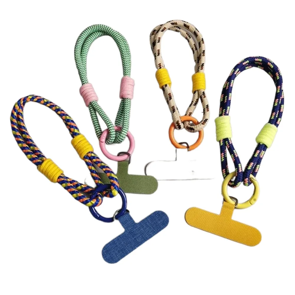 

Портативный нейлоновый ремешок для телефона, брелок ярких цветов, ремешки для телефона, простые аксессуары для телефона, анти-потерянная веревка