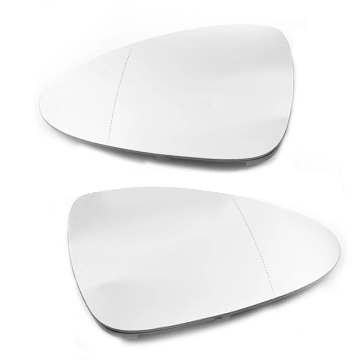 2Pcs Door Wing Side Mirror Glass Heated with Backing Plate for -Porsche Panamera 2010-2016 97073103505 97073103809