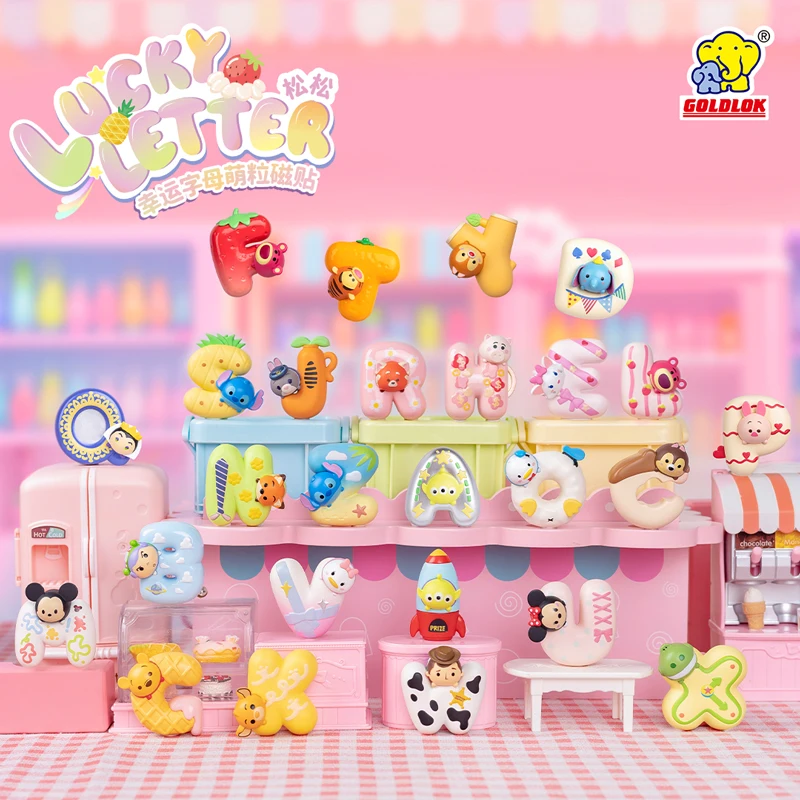 

Disney cute Fridge Magnets Letter blind box, Trendy Collectible Toy Blind Bags for Home Decoration, Kids Adults Gift ﻿