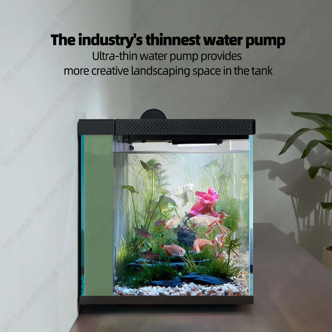 Xiaomi Aquarium-Wasserpumpe, Ein-Klick-Entwässerung, geräuscharm, intelligente Getriebe-Einstellung, Wasserpumpe, geeignet für Xiaomi Smart Aquarium
