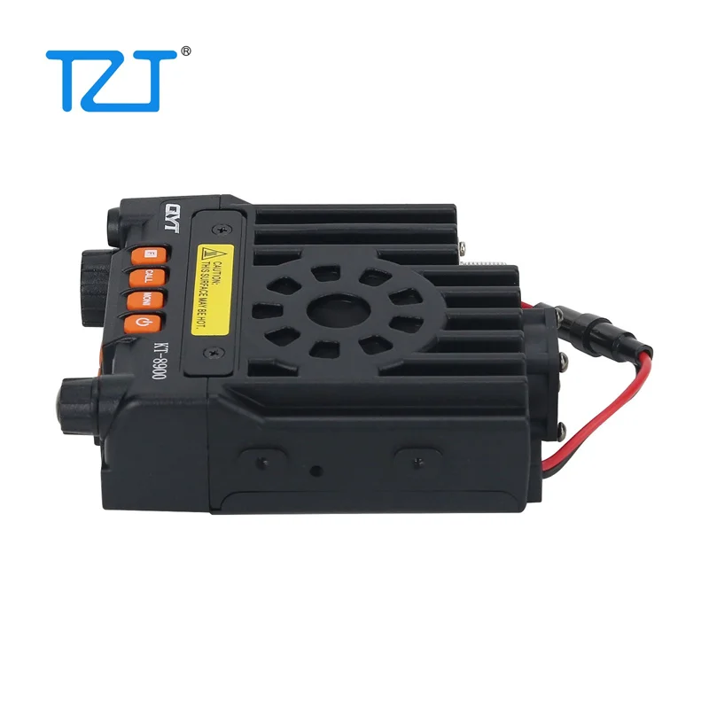 TZT QYT-KT8900 25W VHF UHF Radio Di Động Mini Có Kích Thước Bộ Thu Phát Với Thức Ăn Ăng Ten Lập Trình