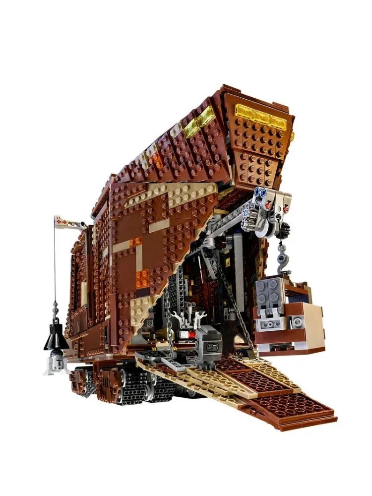 

IN STOCK New 05038 3296pcs Sandcrawler Building Blocks Model Fit 75059 Bricks Construction Kit for Adults Christmas Gift Set