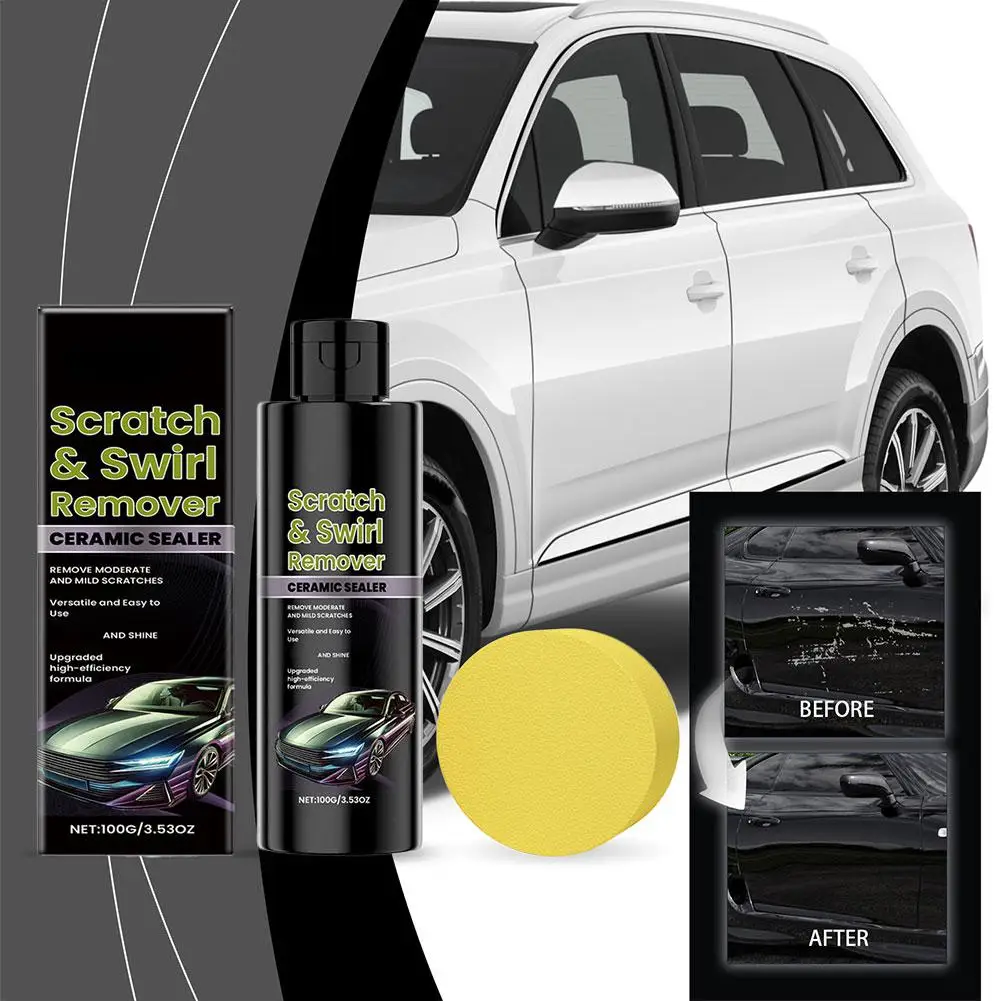 Car Scratch Remover Paint Care Tools Auto Swirl Remover Auto Grinding Repair Scratch Anti Scratches Body Compound Polishing T7G3