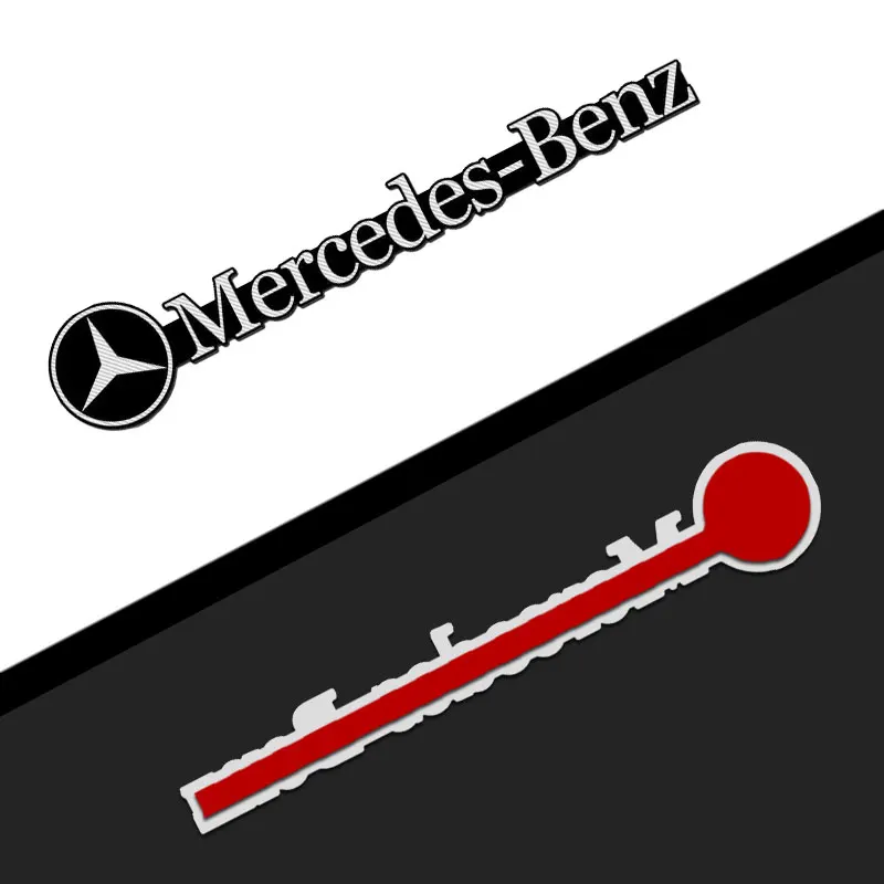 New Car Audio Decorate 3D Aluminum Badge Emblem Sticker For Mercedes Benz GLK GLA A B C E R G Class C180 S200 S300 W176 W246 W20