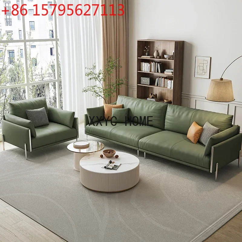 

Элегантные диваны в скандинавском стиле, роскошные подлокотники, эстетический промышленный ленивый кожаный зеленый диван, промышленный канапе, современная напольная мебель