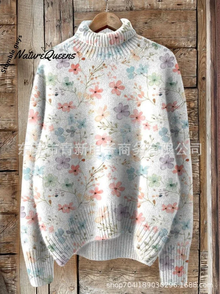 

Autumn Winter Ladies Christmas Sweater Casual Fashion European American Style Warm Cozy Deer Santa Hoodie Knit Top