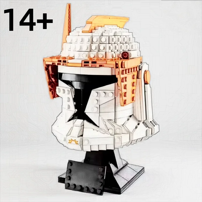2026 جديد 766 قطعة استنساخ قائد سمك القد خوذة اللبنات ستار معركة التجمع نموذج ألعاب الطوب الاطفال عيد الميلاد هدية عيد ميلاد #5