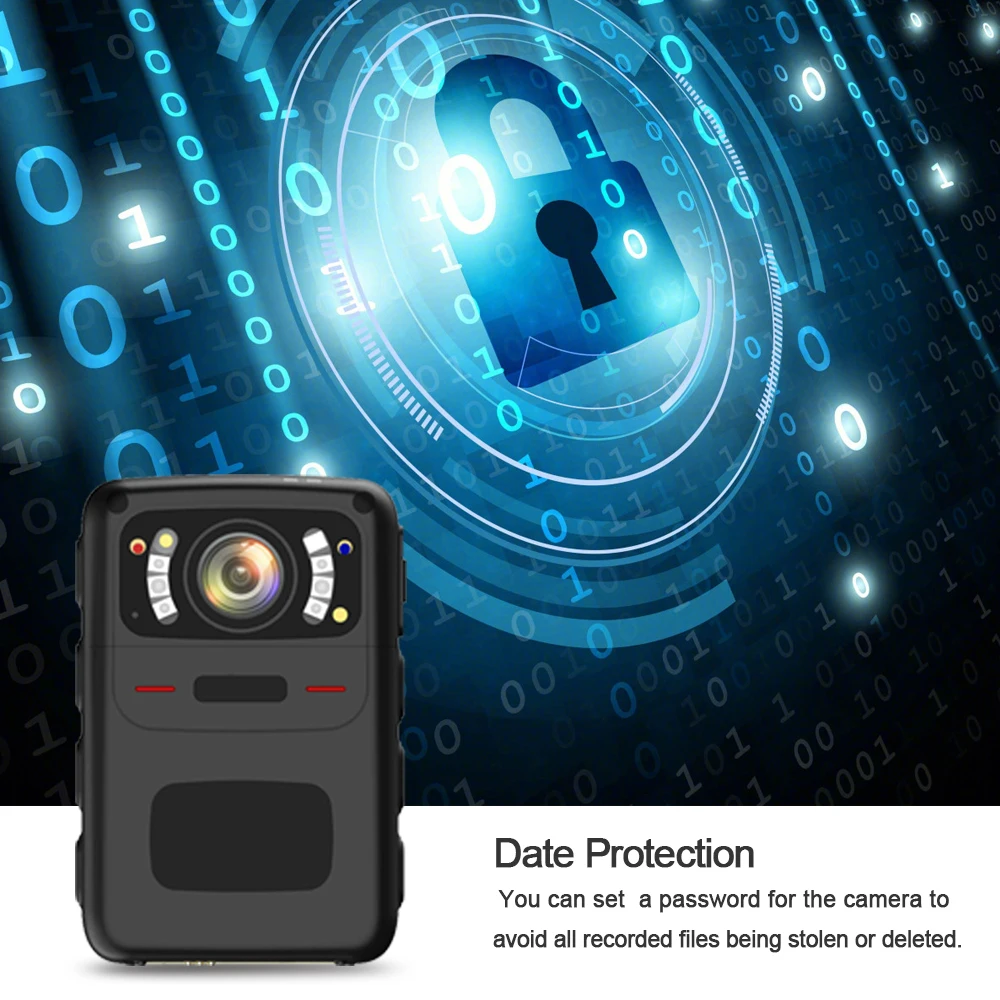 CammPro C9n Mini Body Camera Full HD 1440P Small Portable Night Vision Police Cameras Security Camcorder Body Camera