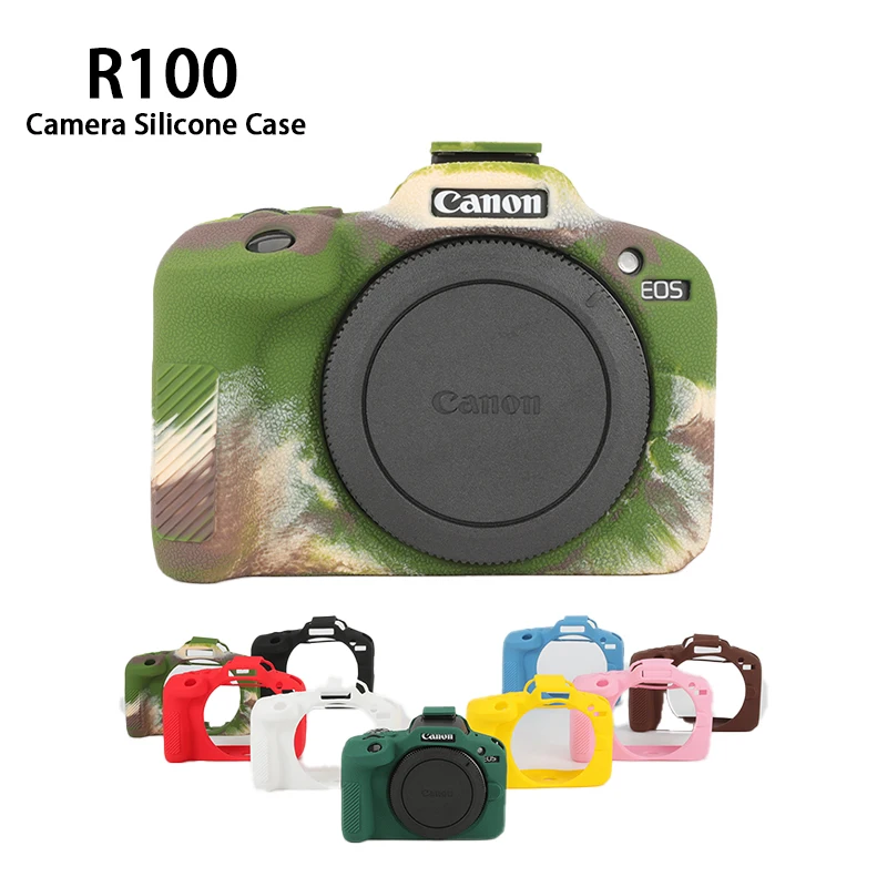 

Canon EOS R100 Body Case Camera Soft Silicone Leather Case Protective Pouch Protective Armour