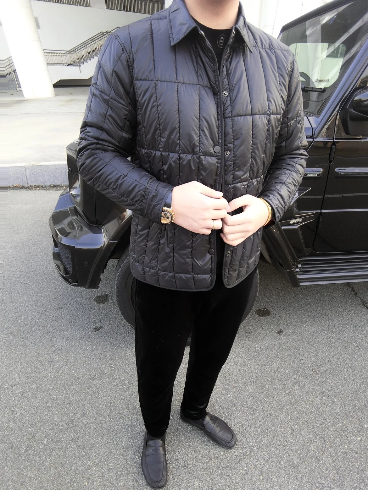 

Мужское пуховое пальто Royal Baron V Dongda Gate Ins Bla Samurai из хлопка, повседневное, деловое, стандартной длины, однотонное