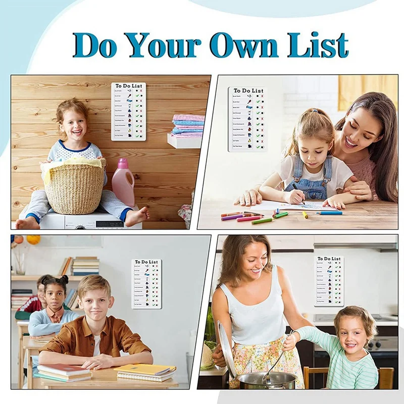 取り外し可能なプラスチックメモボード、チャコール、トゥードリスト、40枚の用紙を備えたスライディングボード、3パック