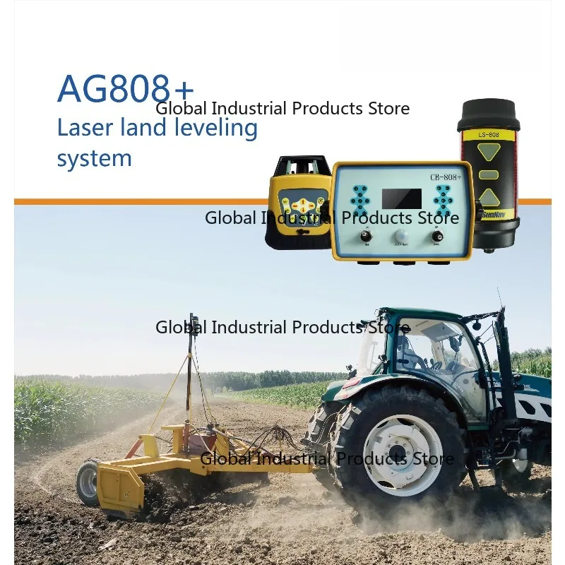 Agriculture Laser Land Level Transmitter Receiver, Control Box for Precision Farming, High Quality