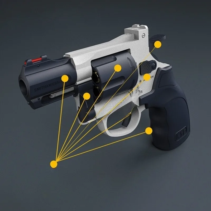 Revolver MP360 soft bullet toy gun alloy ZP5 Revolver 357 pistol toy boy gift