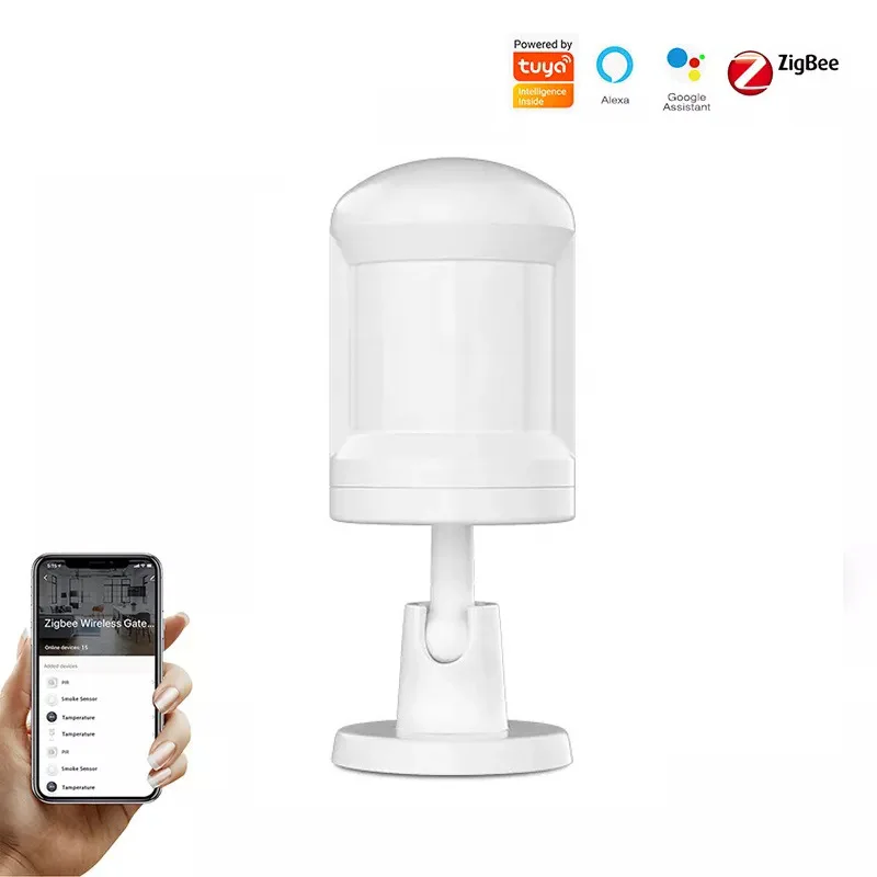 Tuya Smartlife APP Zigbee Remote Control WIFI PIR Detector For Home Security Alarm System Wide Angle Motion Sensor