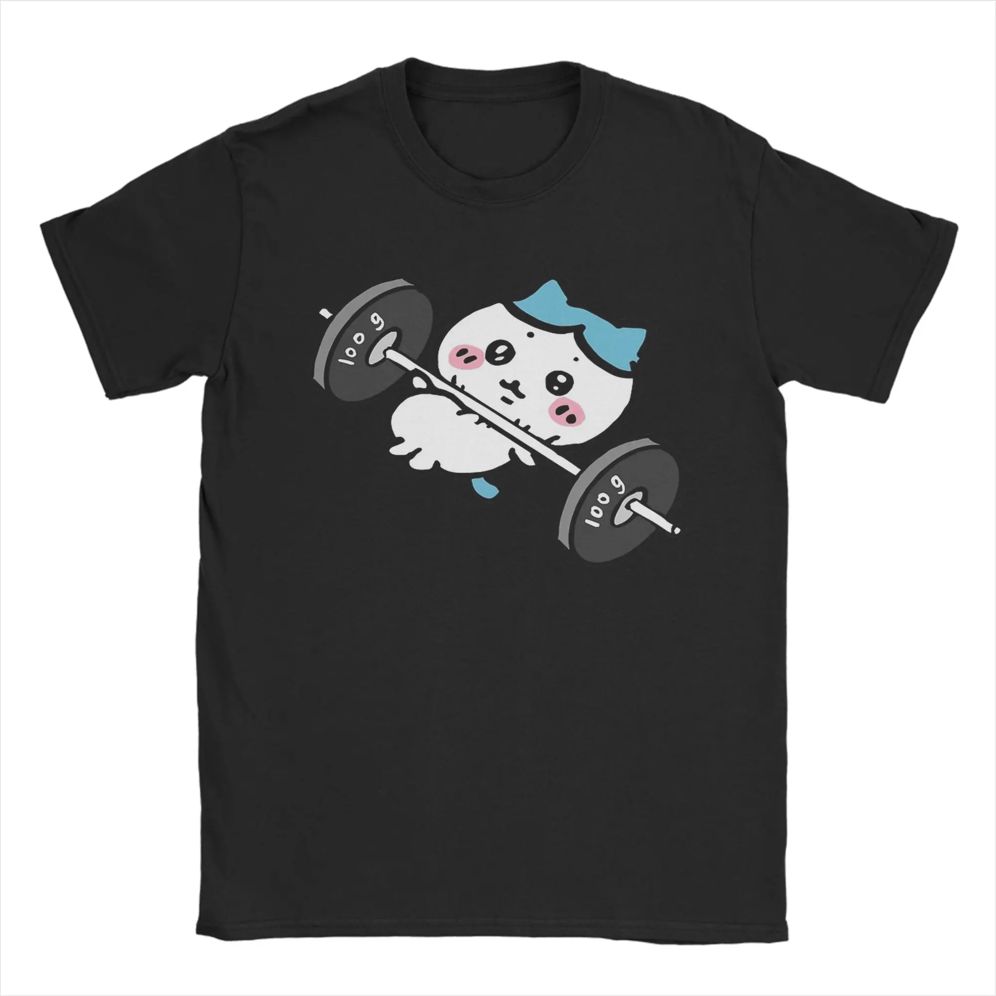 T-Shirts Hachiware Chiikawas Gym Workout Funny  Tees Short Sleeve T Shirts Crewneck Clothes Graphic